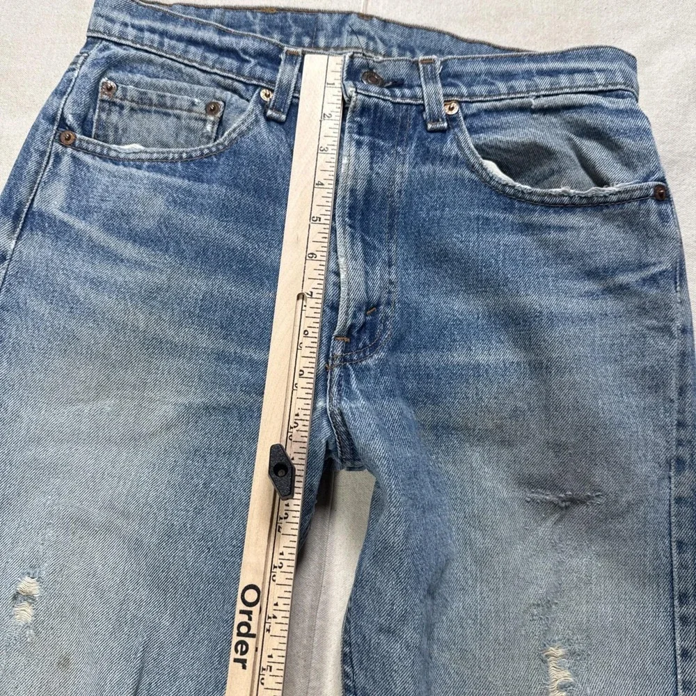 Vintage Levis 501 Jeans Men's 32x30 Blue Made In USA 80s Distressed 1989